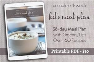 Keto Weekly Meal Plan With Shopping List